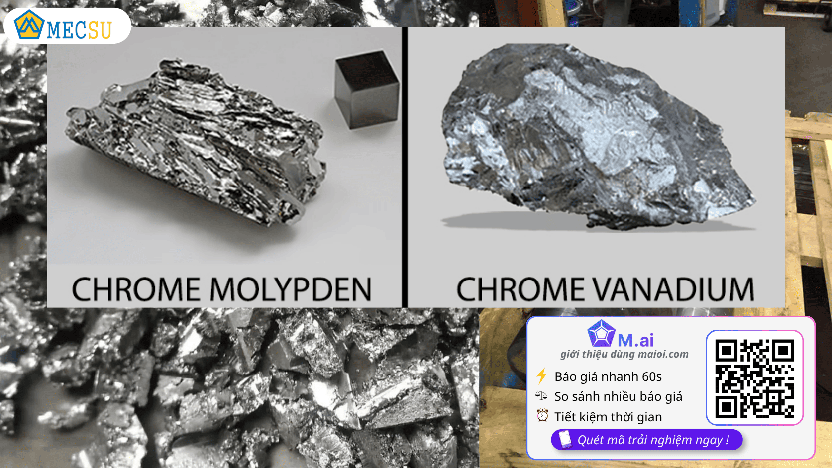 SO SÁNH CỜ LÊ THÉP CR-V VÀ CR-MO: KHÁC NHAU Ở ĐÂU, NÊN CHỌN LOẠI NÀO?